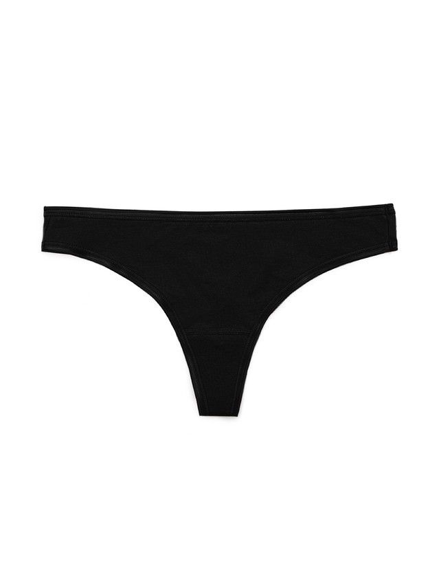 Women's Cotton Thongs LST 2000, 90 / XS, black - 6