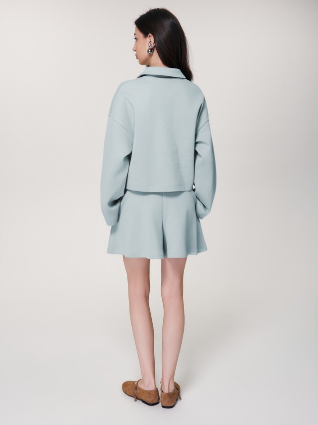 Women's polo neck shirt CONTE LD 3458, s.170-84, blue - 4