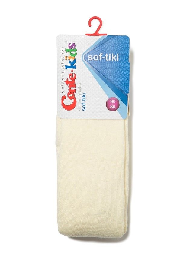 Children's tights CONTE-KIDS SOF-TIKI, s.62-74 (12),390 cream - 2