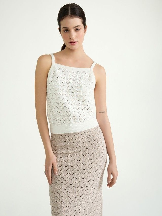 Women's top CONTE ELEGANT LDK2445, s.170-84, ecru - 5