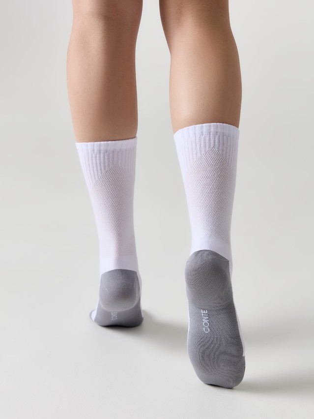 Women's socks CONTE ELEGANT SPORT, s.23-25, 1126 white - 2