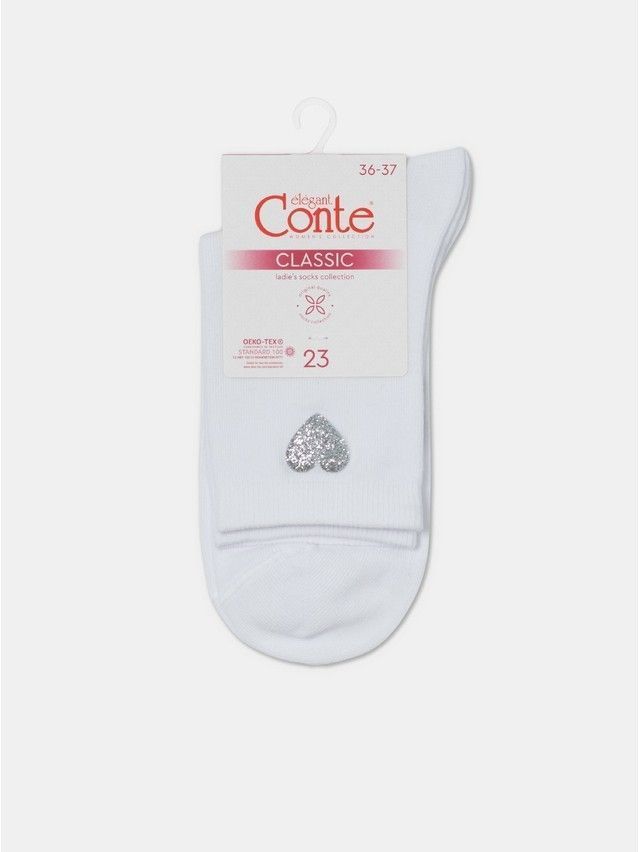 Women's socks CONTE ELEGANT CLASSIC, s.23, 427 white - 8
