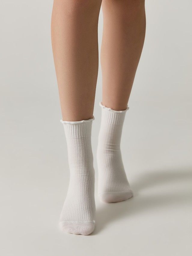 Women's socks CONTE, s.23-25, 1158 milky - 2
