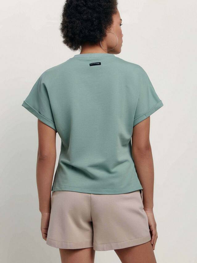 Women's polo neck shirt CONTE ELEGANT LD 1773, s.170-84, green - 4