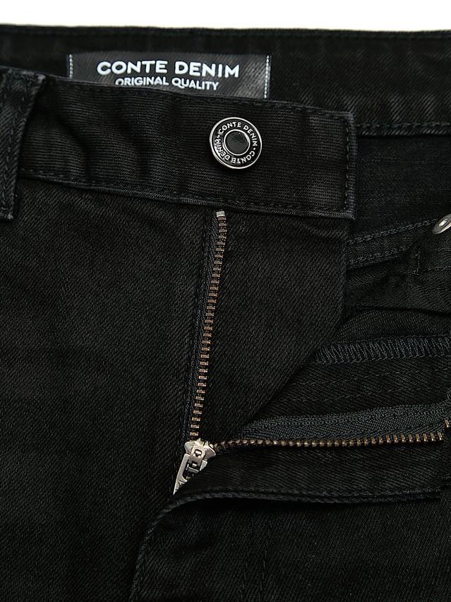 Women's jeans CONTE CON-809, s.164-90, washed black - 9
