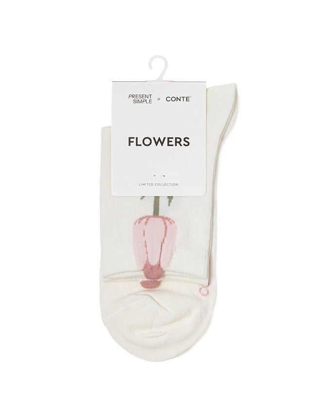 Носки женские хлопковые CE CLASSIC 17С-183СП, р.23-25, 723 молочный - 4