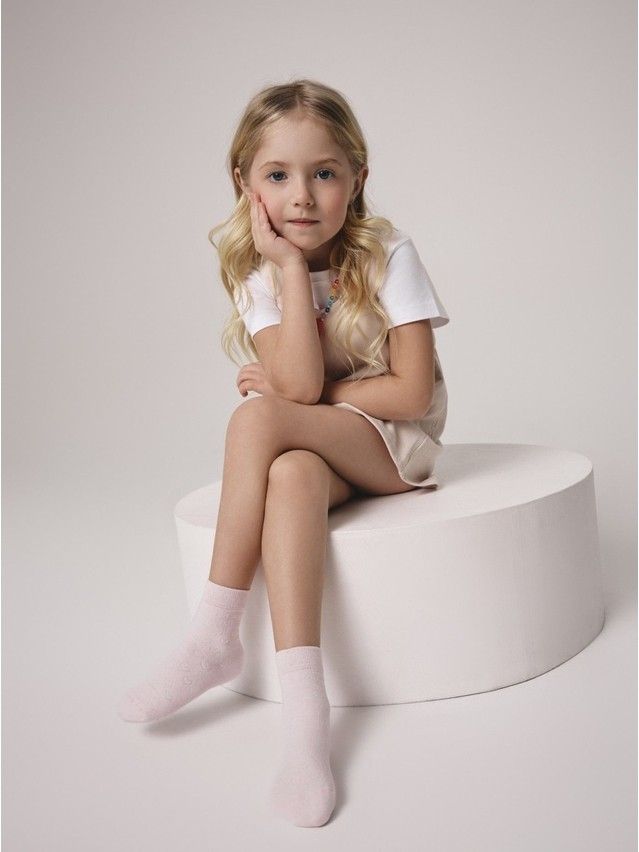 Children's socks CONTE-KIDS CLASS, s.21-23, 610 light pink - 6