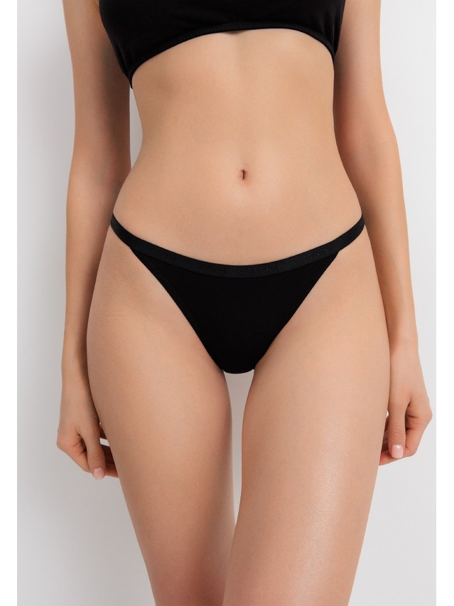 Women's panties CONTE ELEGANT COMFORT COTTON LTA 5570, s.98, black - 1