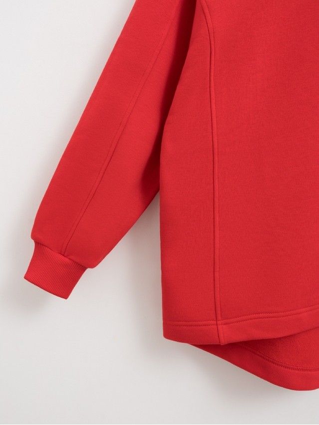 Women's polo neck shirt CONTE ELEGANT LD 2829, s.170-100, crimson red - 8