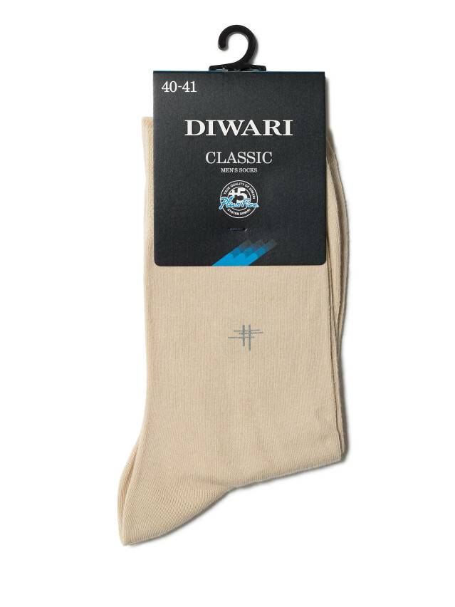 Men's socks DiWaRi CLASSIC, s. 40-41, 007 beige - 2
