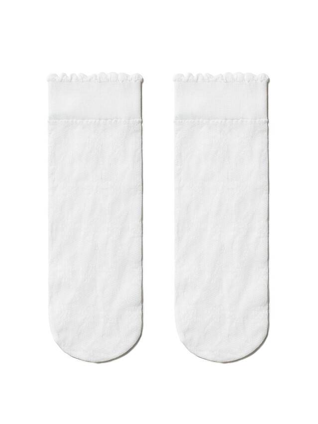 Fancy socks for girls CONTE ELEGANT FIORI, s.27-32, bianco - 1