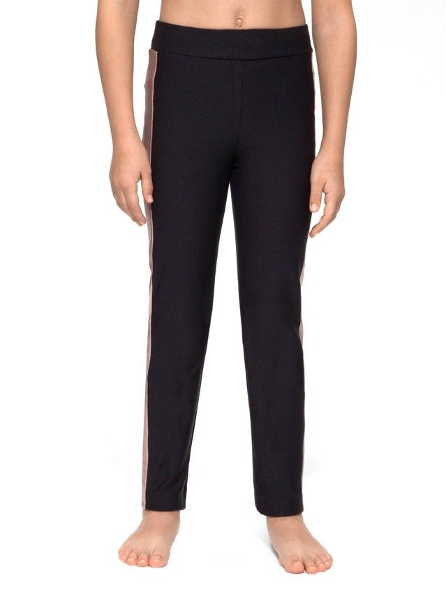 Leggings MINI URBAN NEW, s.122,128-64, nero-dusty rose - 3