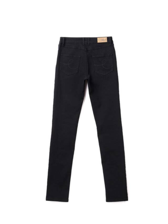 Denim trousers CONTE ELEGANT CON-91, s.170-102, black - 4