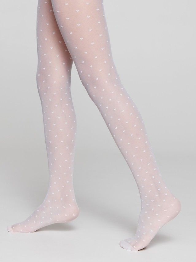 Fancy children's tights CONTE ELEGANT ANABEL, s.104-110, panna - 3