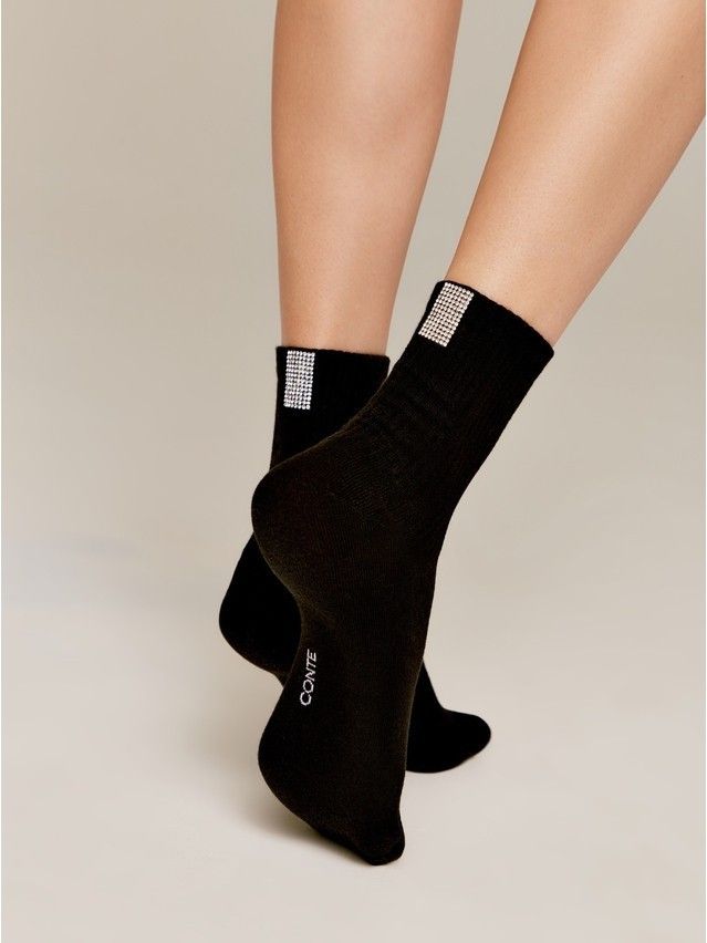 Women's socks CONTE ELEGANT CLASSIC, s.23, 419 black - 1