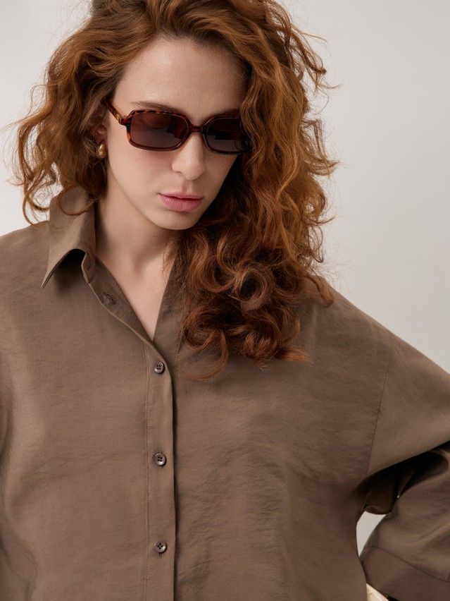 Women's shirt CONTE LRU 3423, s.170-84-90, chocolate - 8