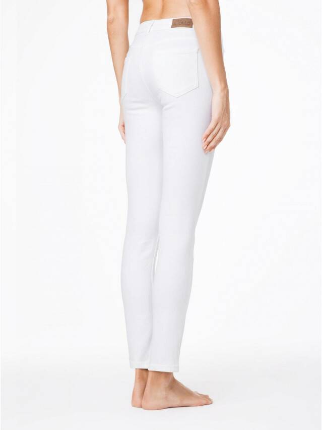 Denim trousers CONTE ELEGANT CON-38W, s.170-102, white - 2