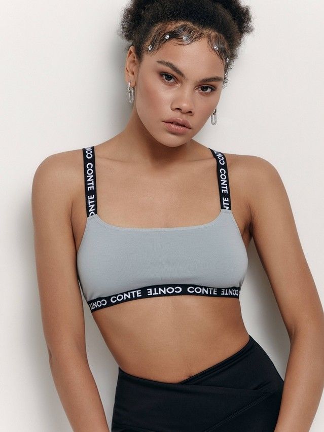 Women's bustier CONTE ELEGANT FIT DAY LBE 1504, s.170-84, grey-blue - 4