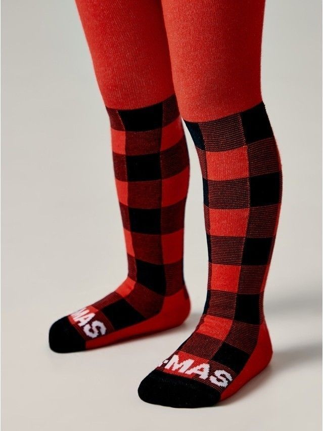 Children's tights CONTE-KIDS NEW YEAR, s.62-74 (12),667 red - 2