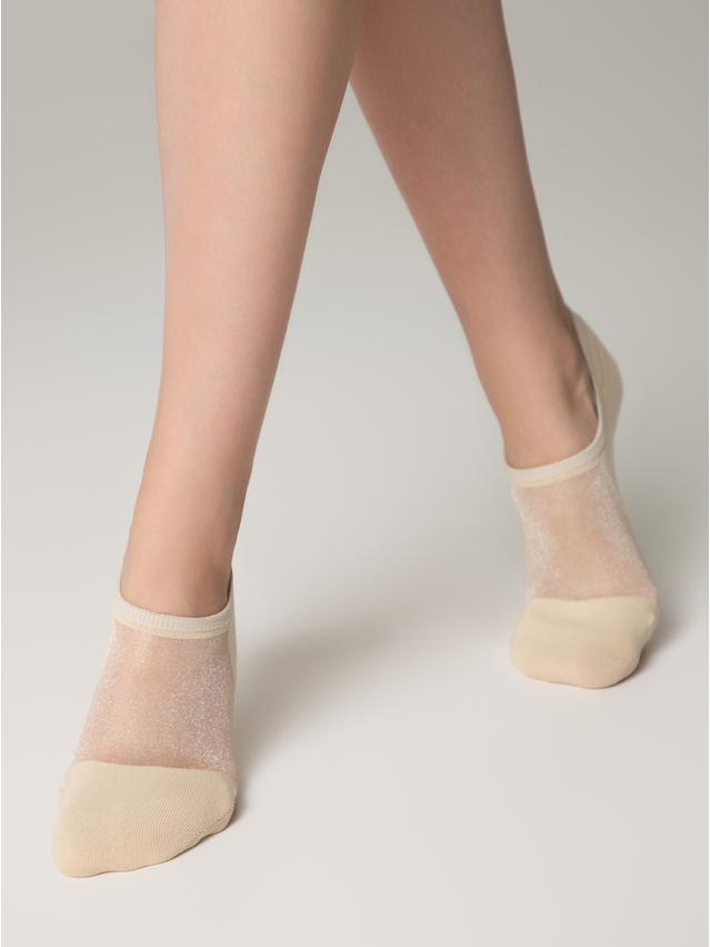 Women's socks 18S-4SP, s.36-38, 000 beige - 1