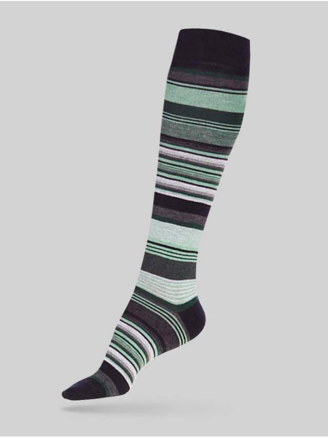Women's knee high socks CONTE ELEGANT COMFORT, s.23, 001 light green - 1
