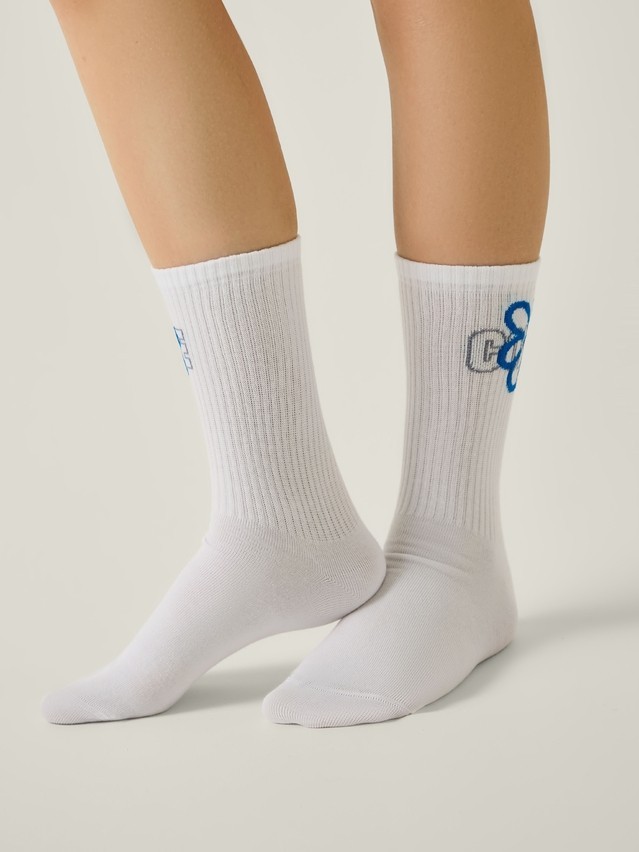 Women's socks CONTE ELEGANT ACTIVE, s.23-25, 705 white - 2