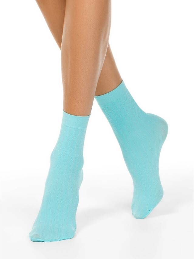 Women's socks CONTE ELEGANT FANTASY, s.23-25, turquoise - 1