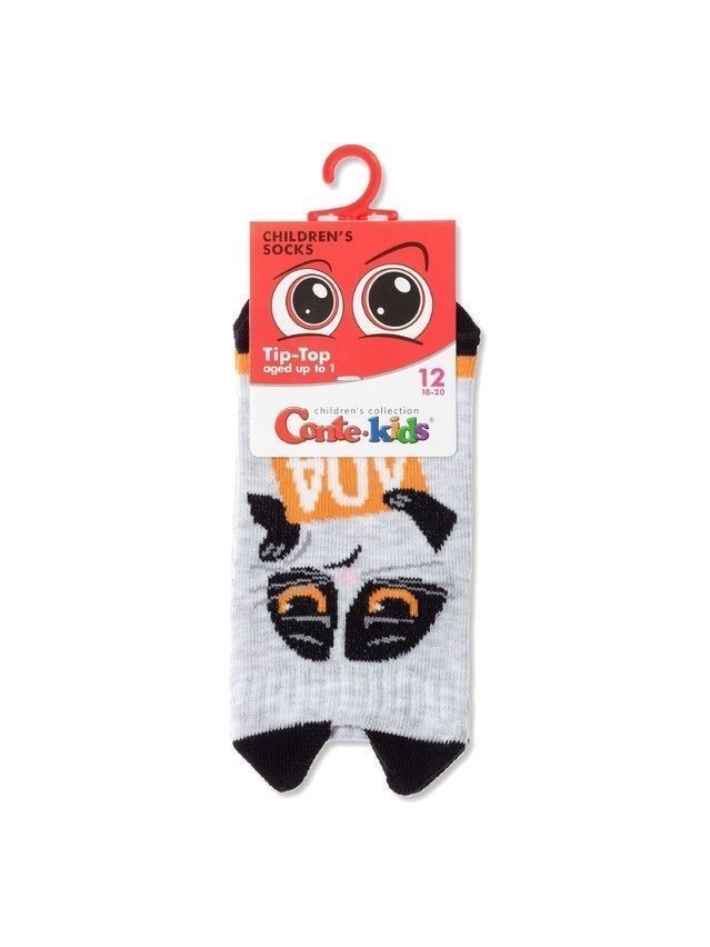 Children's socks CONTE-KIDS TIP-TOP, s.18-20, 553 light grey - 6