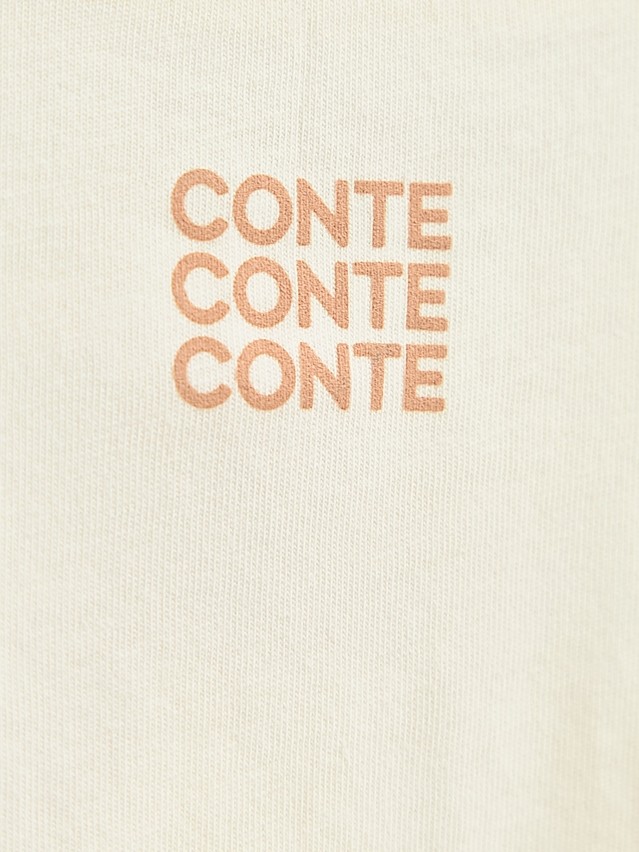 Women's polo neck shirt CONTE ELEGANT LD 3036, s.170-92, milk-peach - 7