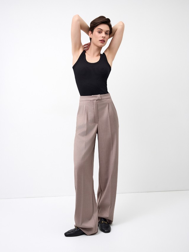 Women's trousers CONTE LBK 3257, s.164-84-90, beige - 1