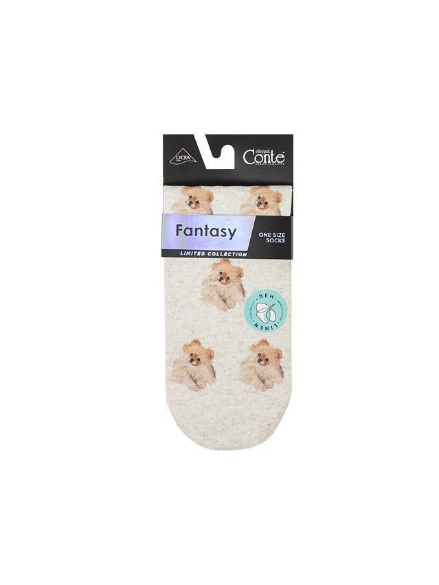 Women's socks CONTE ELEGANT FANTASY, s.23-25, 739 beige - 4