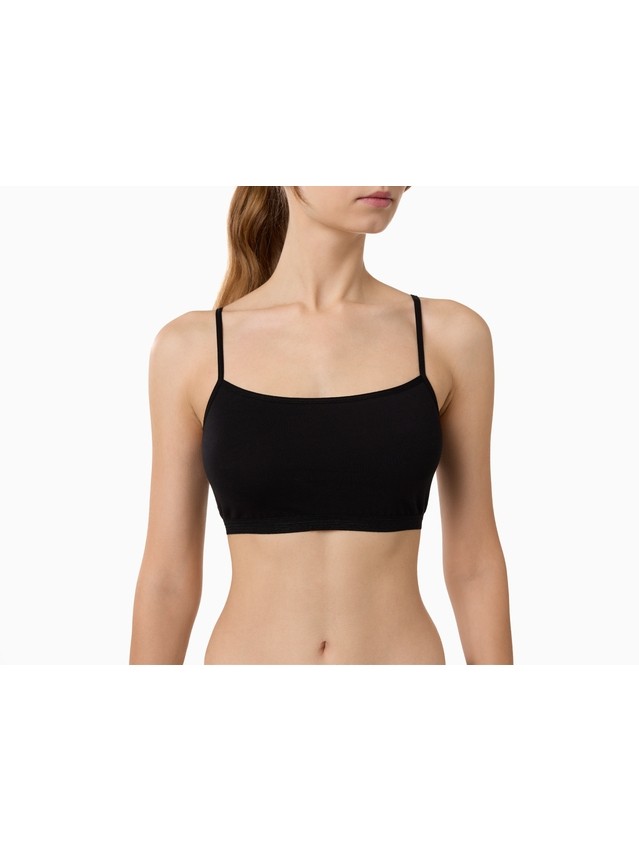 Woman's sleeveless top CONTE ELEGANT BASIC COLLECTION LT 5017, s.170-84, black - 1