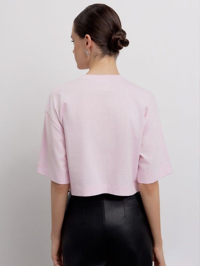 Women's polo neck shirt CONTE ELEGANT LD 2779, s.170-92, pink-berry - 7