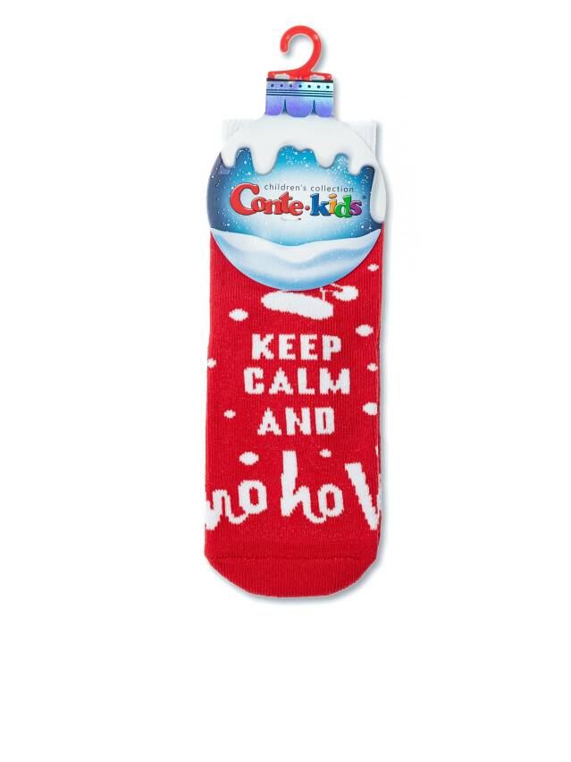 Children's socks CONTE-KIDS NEW YEAR, s.24-29, 519 red - 2