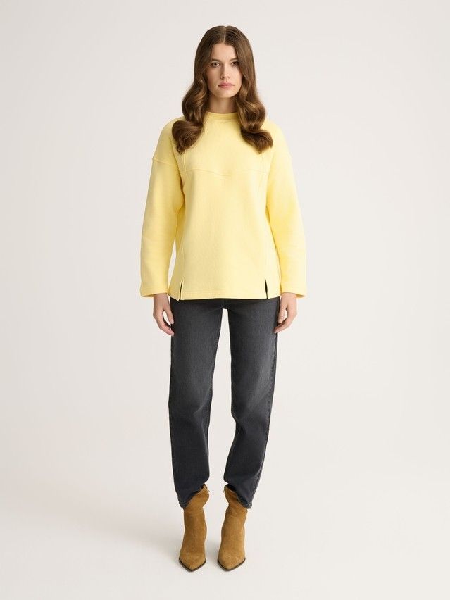 Women's polo neck shirt CONTE ELEGANT LD 2832, s.170-92, panna cotta - 1