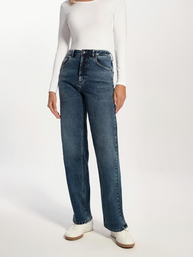 Denim trousers CONTE ELEGANT CON-825, s.170-102, dark blue - 6