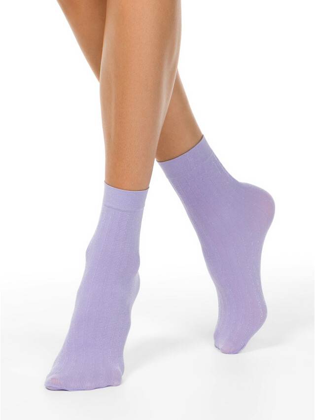 Women's socks CONTE ELEGANT FANTASY, s.23-25, violet - 1