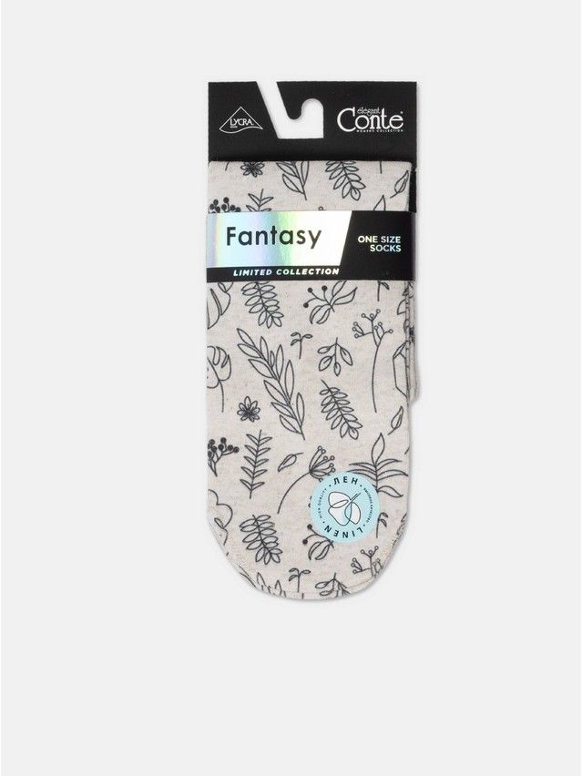 Women's socks CONTE ELEGANT FANTASY, s.23-25, 395 beige - 6
