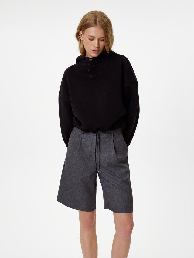 Women's polo neck shirt CONTE LD 3233, s.170-84, black - 1