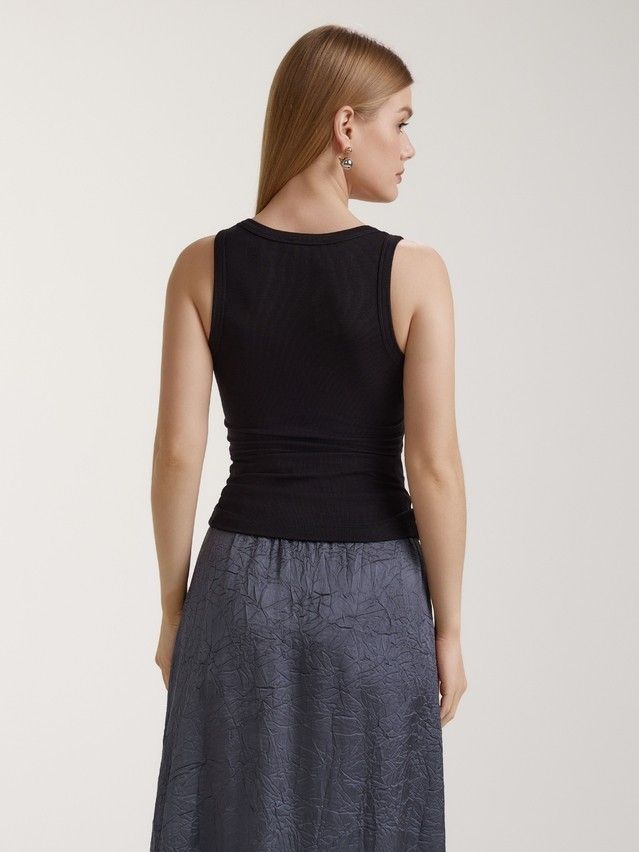 Women's polo neck shirt CONTE ELEGANT LD 3059, s.170-84, black - 4