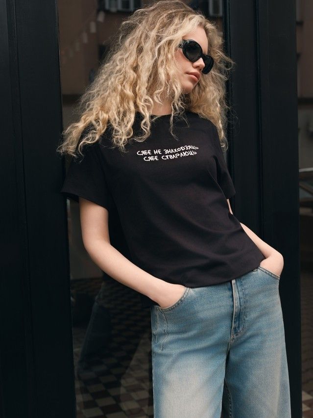 Women's polo neck shirt CONTE ELEGANT LD 3029, s.170-92, black-stvarac - 4