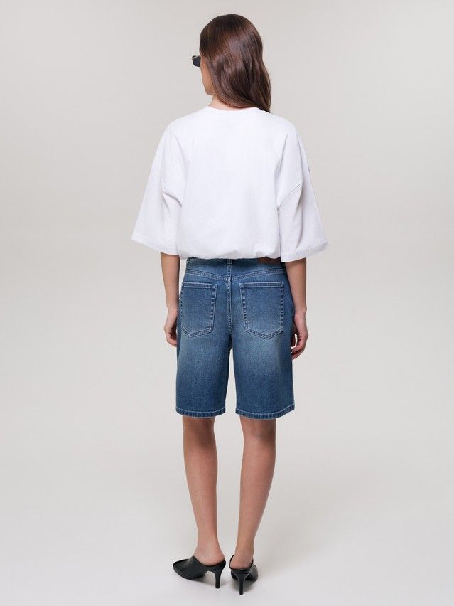 Women's polo neck shirt CONTE LD 3448, s.170-84, white - 2