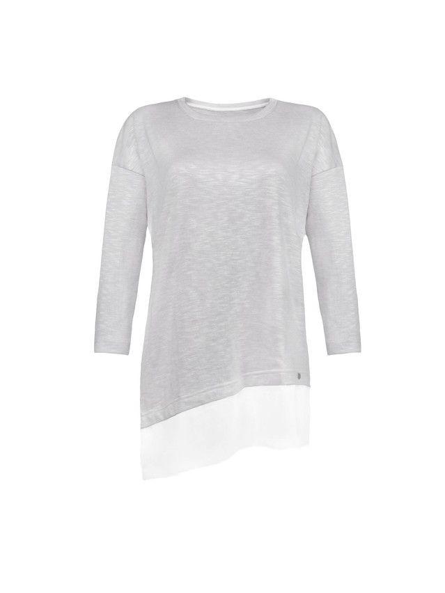 Women's polo neck shirt CONTE ELEGANT LD 608, s.170,176-88, grey - 1