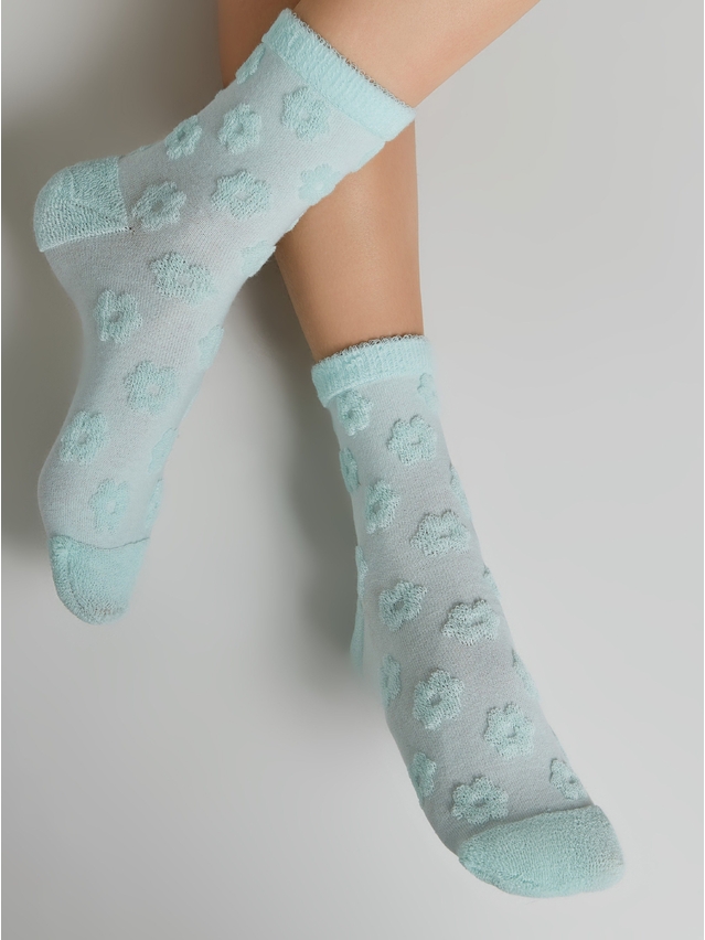 Women's socks CONTE ELEGANT COMFORT, s.23, 548 pale turquoise - 1