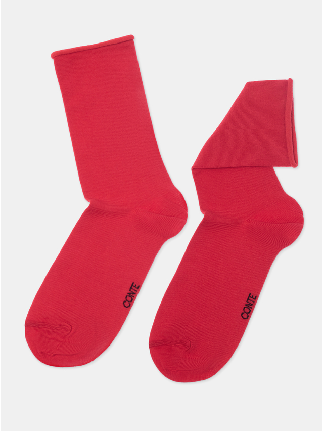 Women's socks CONTE ELEGANT COLOURS, s.23-25, 000 red - 1