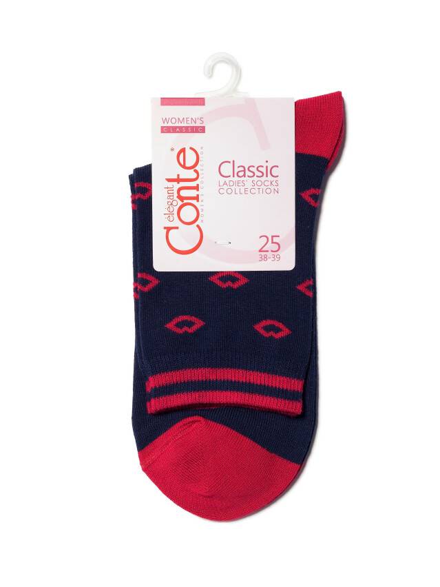 Women's cotton socks CLASSIC 7С-22SP, s.36-37, 202 dark blue - 3