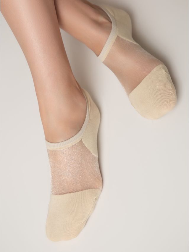 Women's socks 18S-4SP, s.36-38, 000 beige - 6