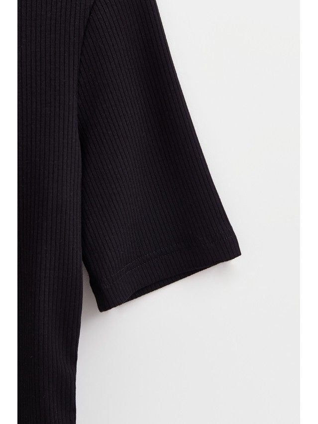 Women's polo neck shirt CONTE ELEGANT LD 2639, s.170-92, black - 6