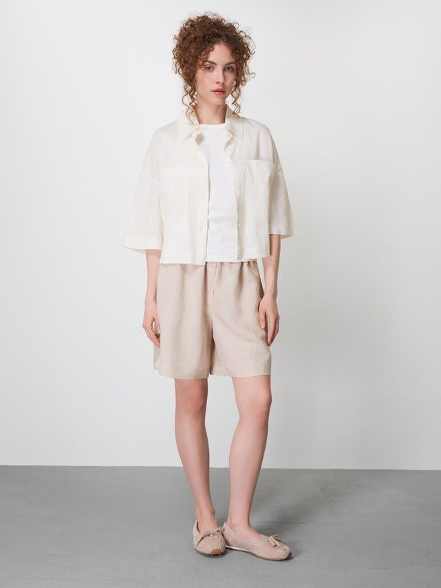 Women's shirt CONTE LRU 3585, s.170-84-90, ecru - 1