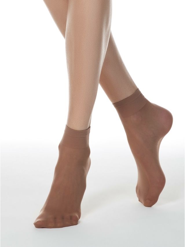 Women's socks CONTE ELEGANT TENSION SOFT 20 (1 pair),s.23-25, bronz - 1